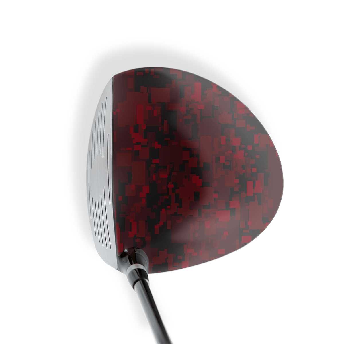 Driver Right Handed Digital Vampire Red Vinyl Wrap Skin