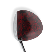 Driver Right Handed Digital Vampire Red Vinyl Wrap Skin