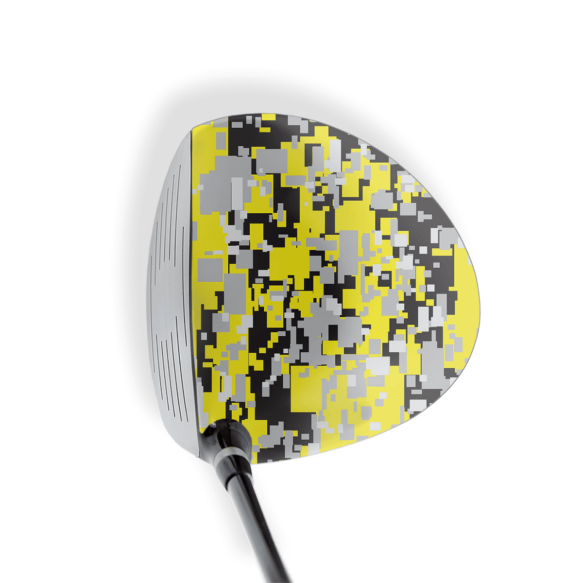Driver Right Handed Digital Yellow Tiger Vinyl Wrap Skin