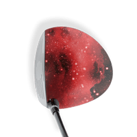 Driver Right Handed Galaxy Red Vinyl Wrap Skin