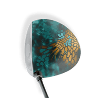 Driver Right Handed Kryptek Turquoise Vinyl Wrap Skin