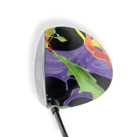 Driver Right Handed Paint Splatter Black Vinyl Wrap Skin