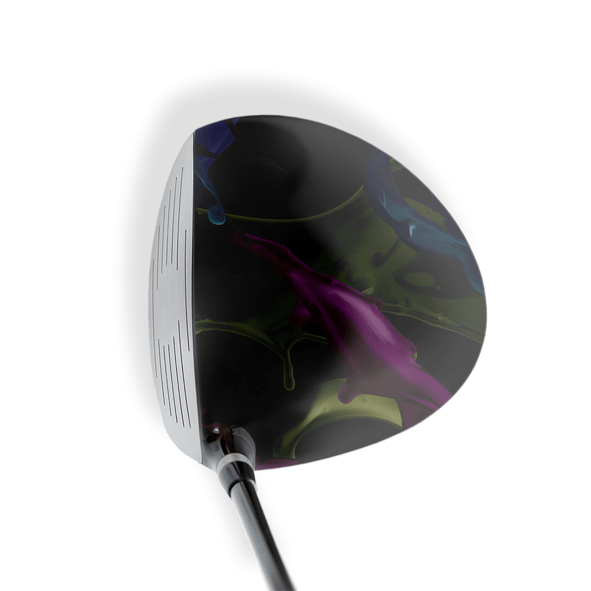 Driver Right Handed Paint Splatter Midnight Vinyl Wrap Skin