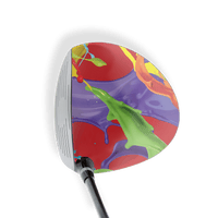 Driver Right Handed Paint Splatter Red Vinyl Wrap Skin