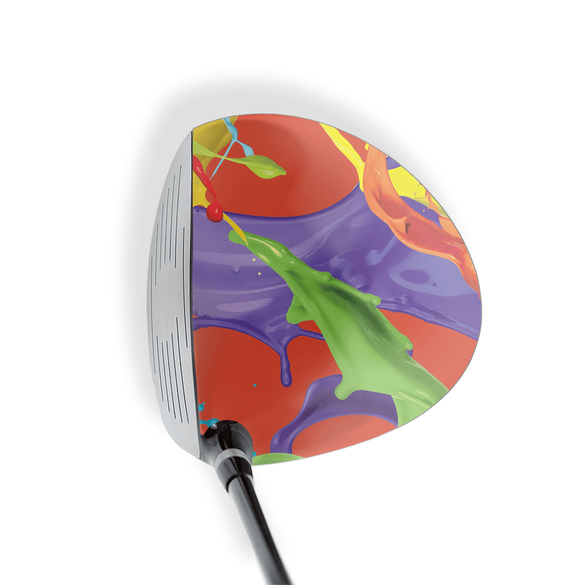 Driver Right Handed Paint Splatter Tomato Vinyl Wrap Skin