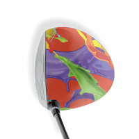 Driver Right Handed Paint Splatter Tomato Vinyl Wrap Skin