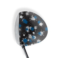 Driver Right Handed Paintball Blue Tiger Vinyl Wrap Skin