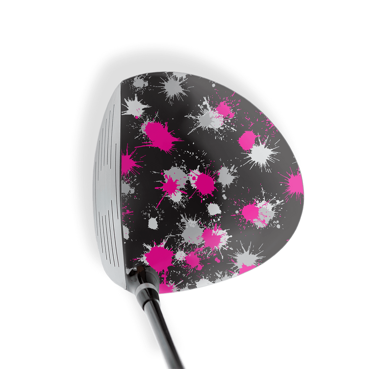 Driver Right Handed Paintball Magenta Tiger Vinyl Wrap Skin