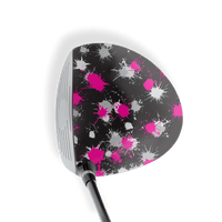 Driver Right Handed Paintball Magenta Tiger Vinyl Wrap Skin