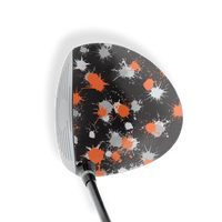 Driver Right Handed Paintball Orange Tiger Vinyl Wrap Skin