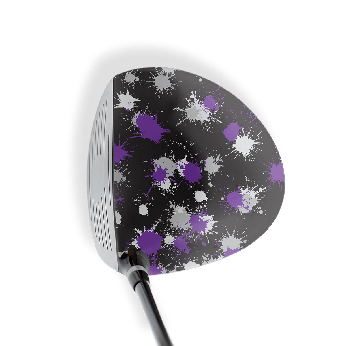 Driver Right Handed Paintball Purple Tiger Vinyl Wrap Skin