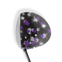 Driver Right Handed Paintball Purple Tiger Vinyl Wrap Skin