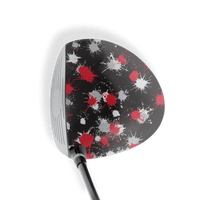 Driver Right Handed Paintball Red Tiger Vinyl Wrap Skin