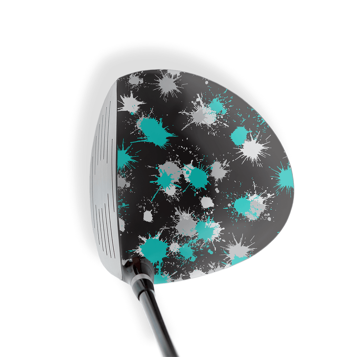 Driver Right Handed Paintball Tiffany Blue Tiger Vinyl Wrap Skin