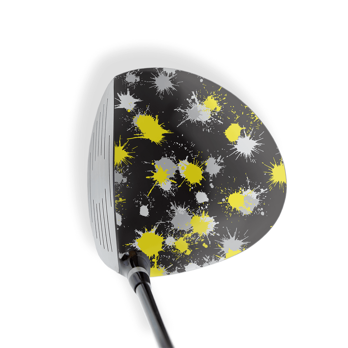 Driver Right Handed Paintball Yellow Tiger Vinyl Wrap Skin