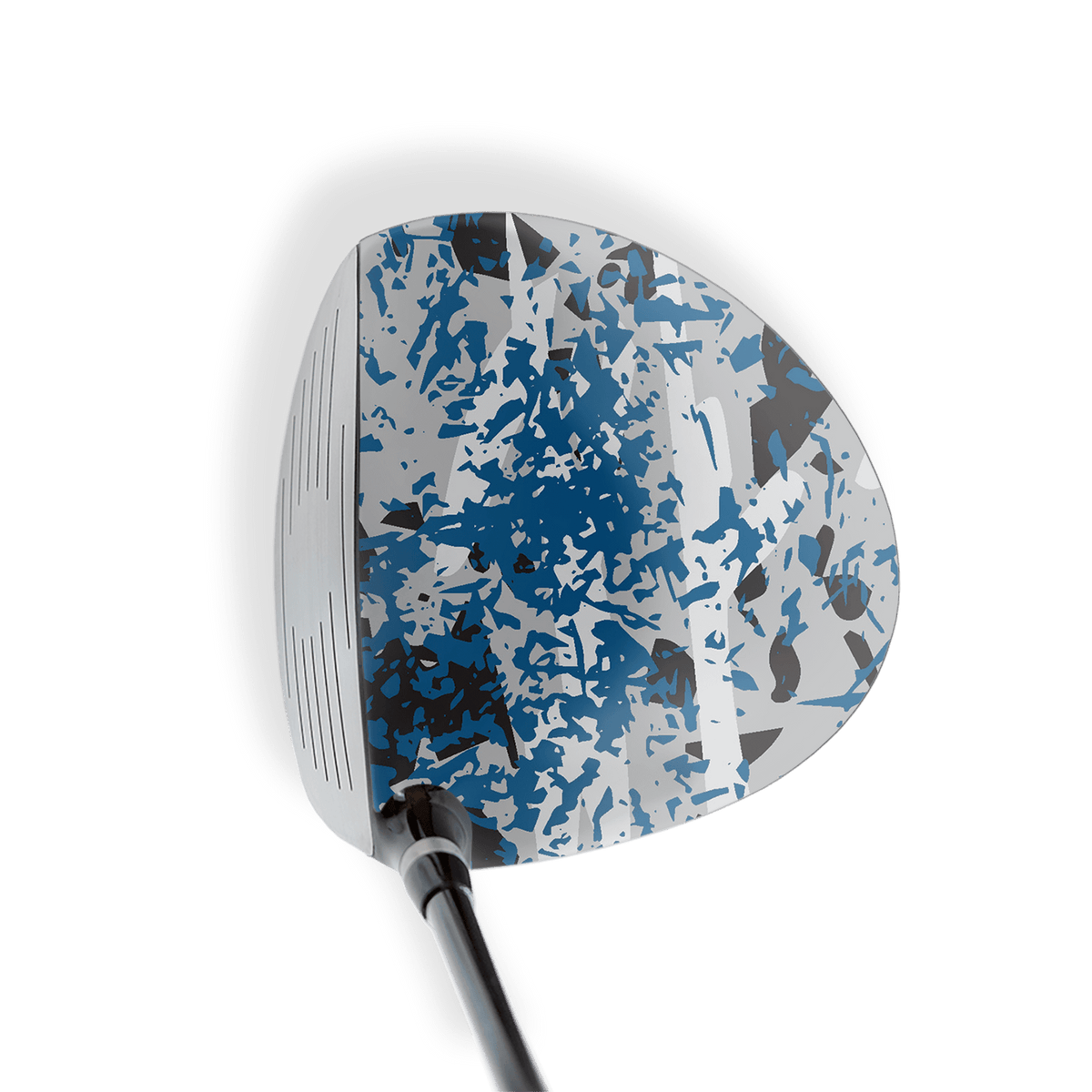Driver Right Handed Party Popper Blue Tiger Vinyl Wrap Skin