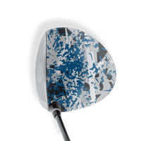 Driver Right Handed Party Popper Blue Tiger Vinyl Wrap Skin