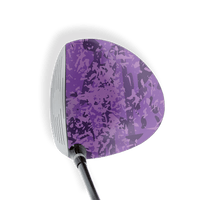 Driver Right Handed Party Popper Elite Purple Vinyl Wrap Skin