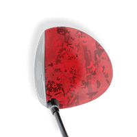 Driver Right Handed Party Popper Elite Red Vinyl Wrap Skin