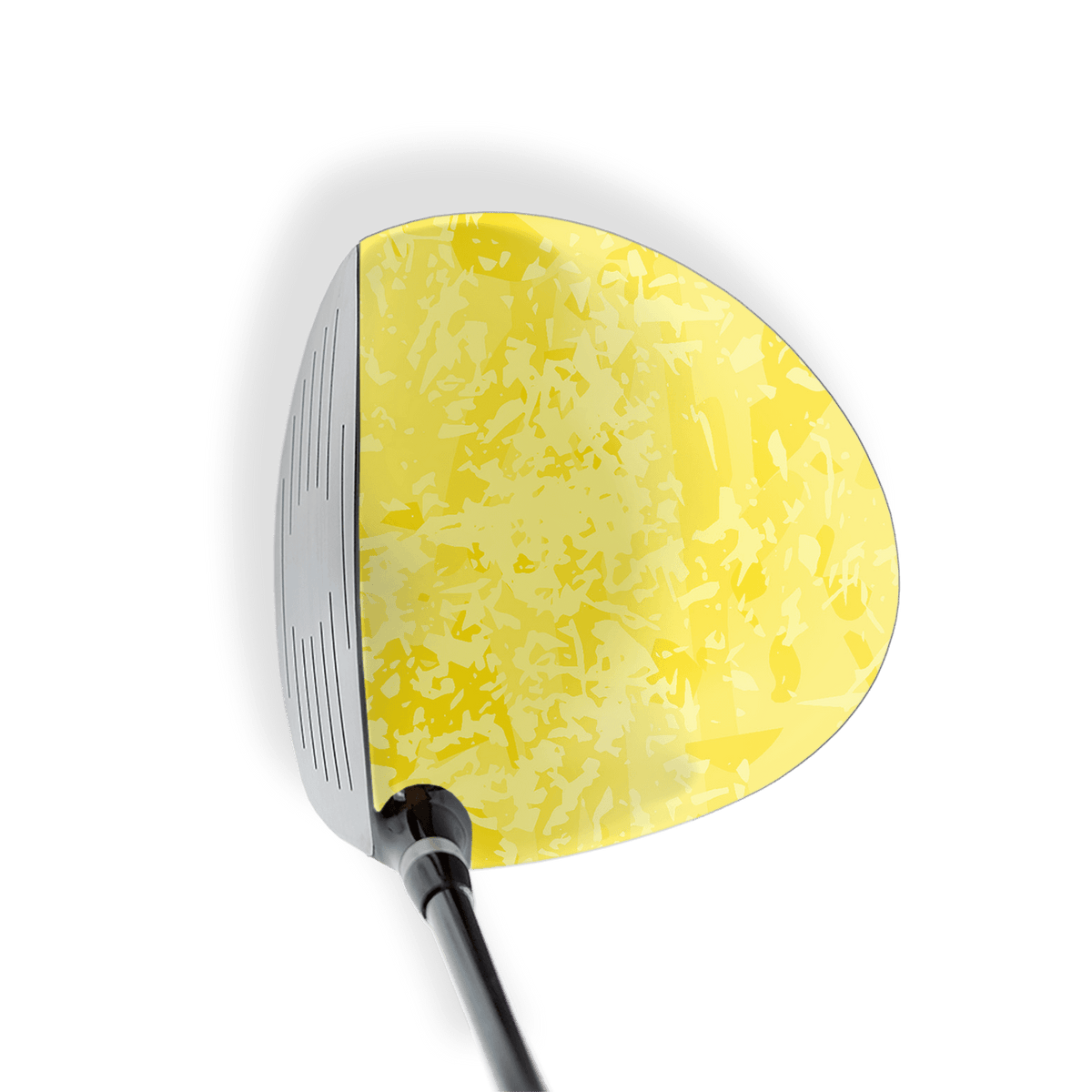 Driver Right Handed Party Popper Elite Yellow Vinyl Wrap Skin