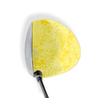 Driver Right Handed Party Popper Elite Yellow Vinyl Wrap Skin