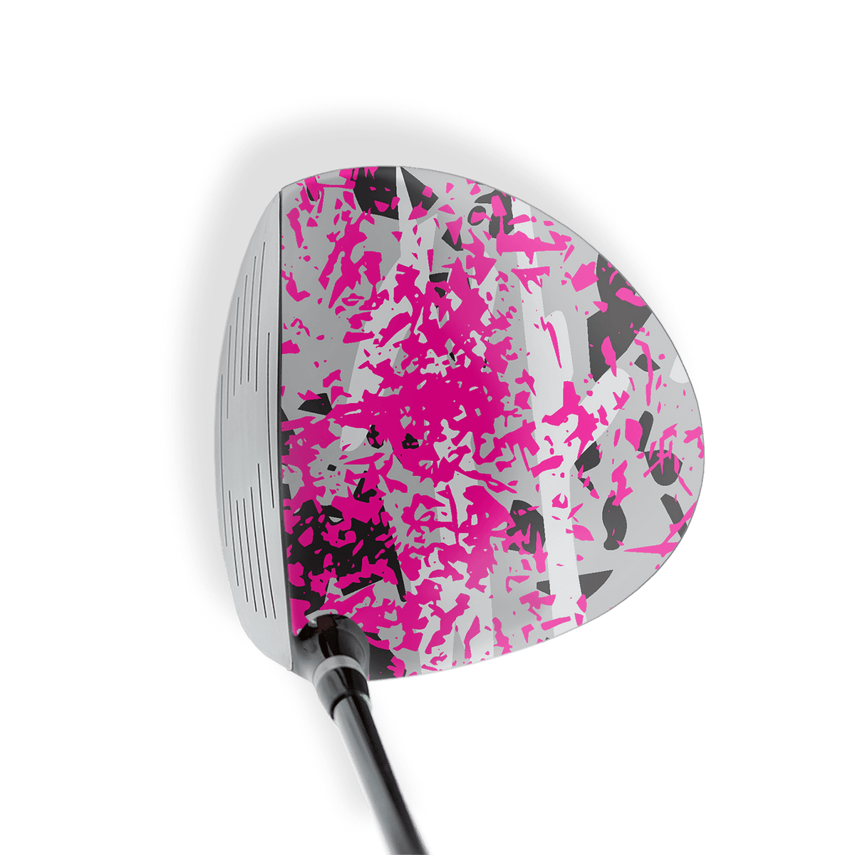 Driver Right Handed Party Popper Magenta Tiger Vinyl Wrap Skin