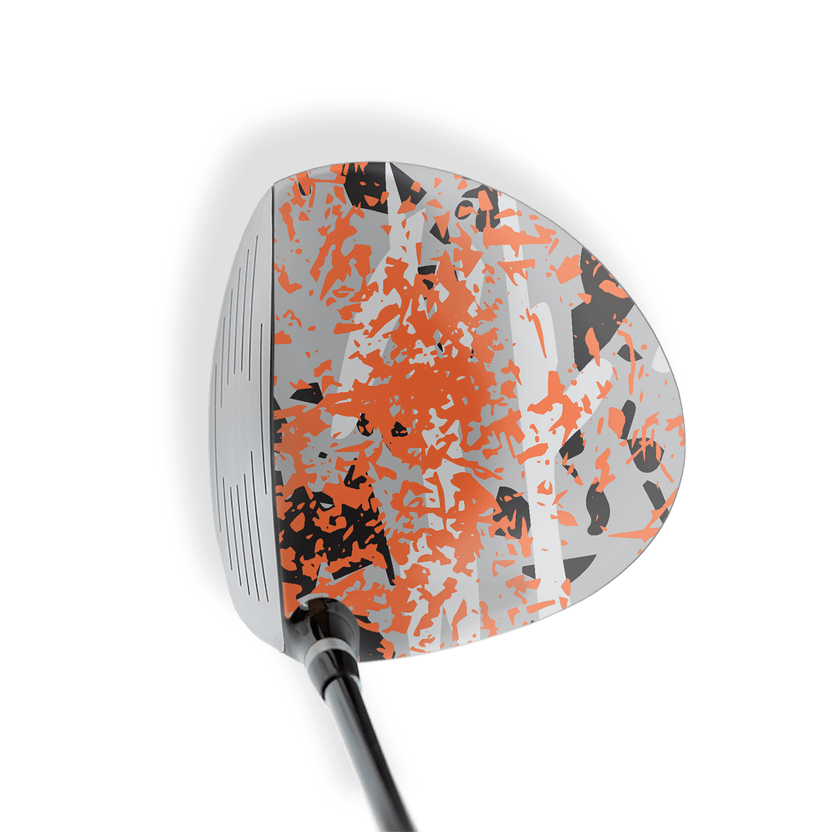 Driver Right Handed Party Popper Orange Tiger Vinyl Wrap Skin