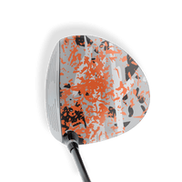 Driver Right Handed Party Popper Orange Tiger Vinyl Wrap Skin