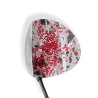 Driver Right Handed Party Popper Red Tiger Vinyl Wrap Skin