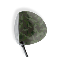Driver Right Handed Ragged Army Dark Green Vinyl Wrap Skin