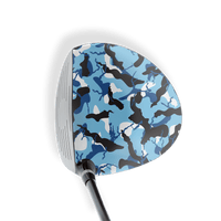 Driver Right Handed Ragged Baby Blue Vinyl Wrap Skin