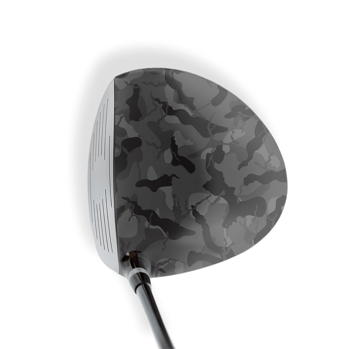 Driver Right Handed Ragged Elite Black Vinyl Wrap Skin