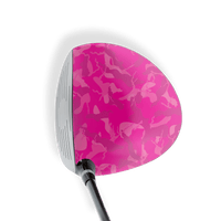 Driver Right Handed Ragged Elite Magenta Vinyl Wrap Skin