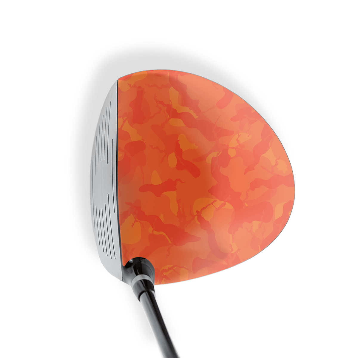 Driver Right Handed Ragged Elite Orange Vinyl Wrap Skin