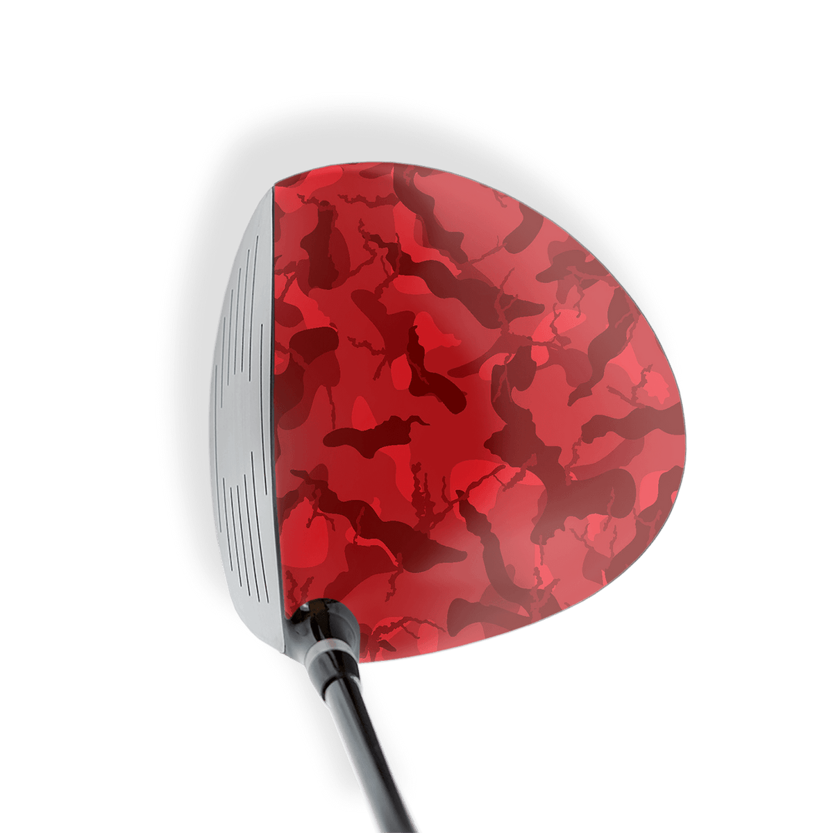 Driver Right Handed Ragged Elite Red Vinyl Wrap Skin
