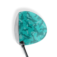 Driver Right Handed Ragged Elite Tiffany Blue Vinyl Wrap Skin