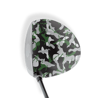 Driver Right Handed Ragged Green Tiger Vinyl Wrap Skin