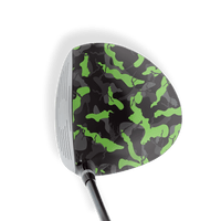 Driver Right Handed Ragged Metro Green Vinyl Wrap Skin