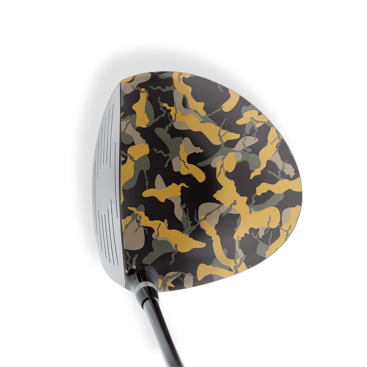 Driver Right Handed Ragged Militant Yellow Vinyl Wrap Skin