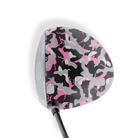 Driver Right Handed Ragged Pink Tiger Vinyl Wrap Skin