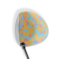 Driver Right Handed Ragged Sherbert Vinyl Wrap Skin
