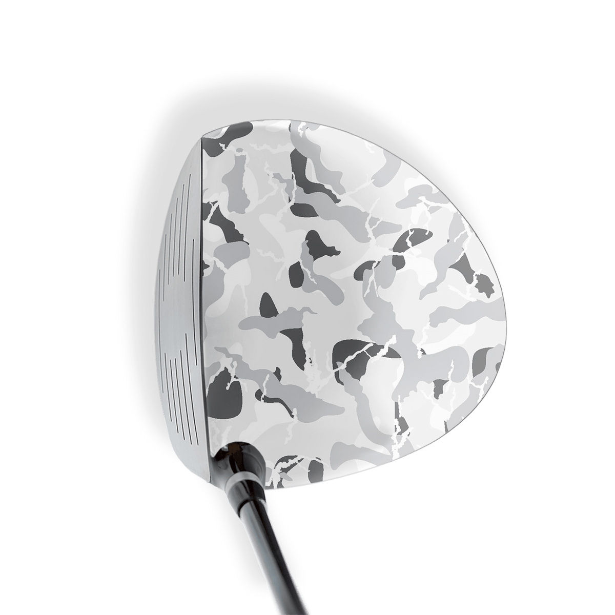 Driver Right Handed Ragged Snow Vinyl Wrap Skin