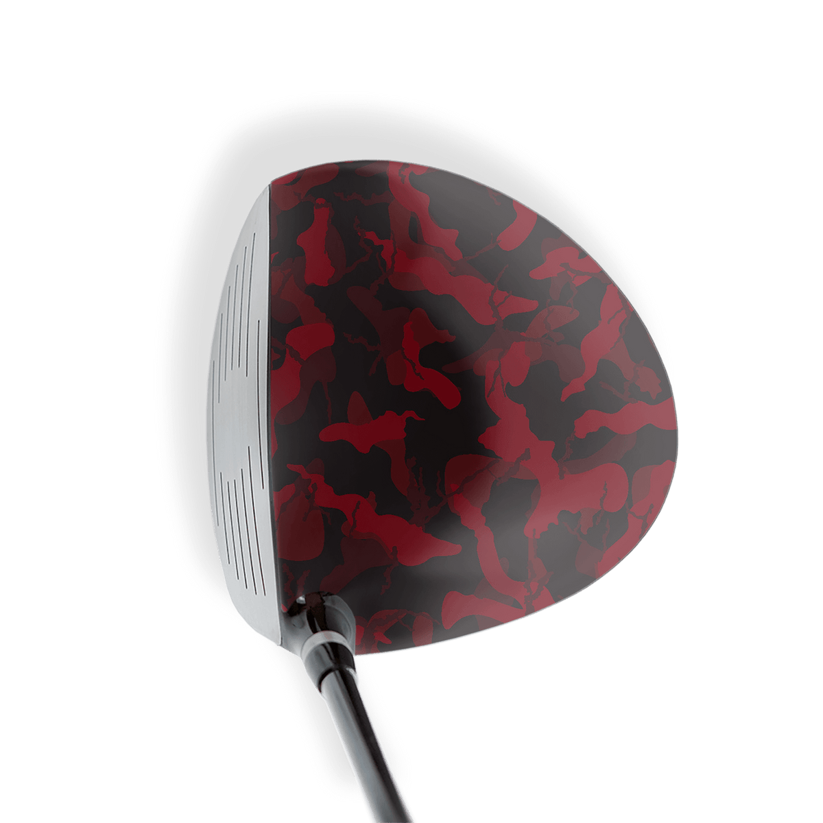 Driver Right Handed Ragged Vampire Red Vinyl Wrap Skin