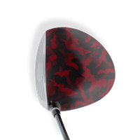Driver Right Handed Ragged Vampire Red Vinyl Wrap Skin