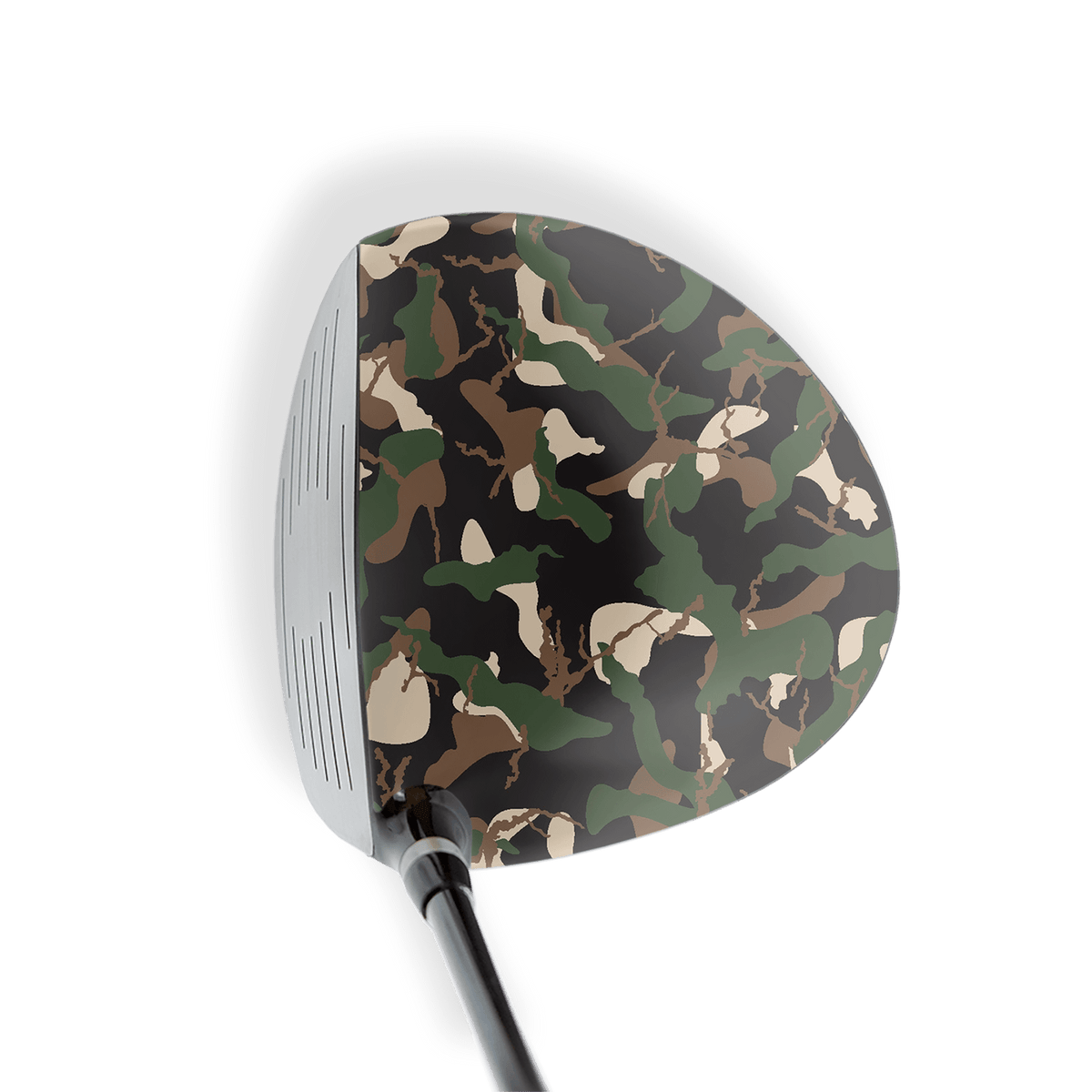 Driver Right Handed Ragged Woodland Vinyl Wrap Skin