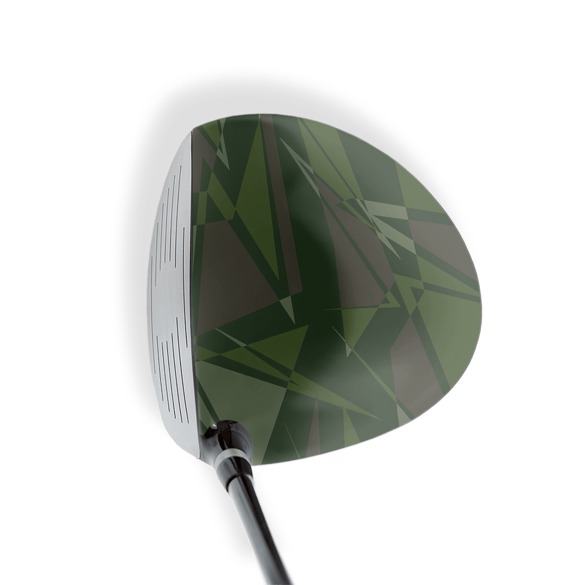 Driver Right Handed Sharp Army Dark Green Vinyl Wrap Skin