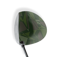 Driver Right Handed Sharp Army Dark Green Vinyl Wrap Skin