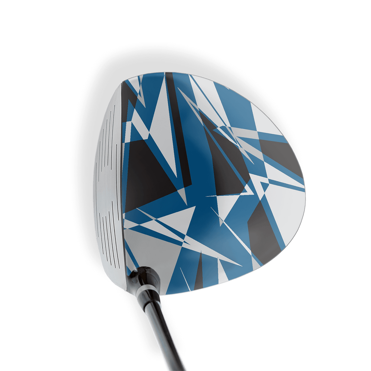 Driver Right Handed Sharp Blue Tiger Vinyl Wrap Skin