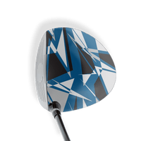 Driver Right Handed Sharp Blue Tiger Vinyl Wrap Skin