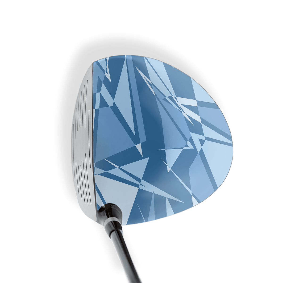 Driver Right Handed Sharp Cool Blue Vinyl Wrap Skin